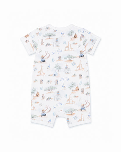 Brady Organic SS Zip Romper