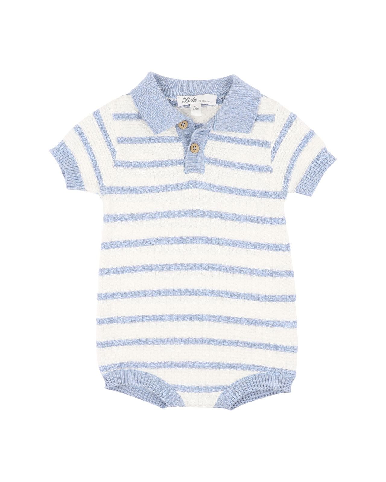 Brady Organic Knitted Polo Romper