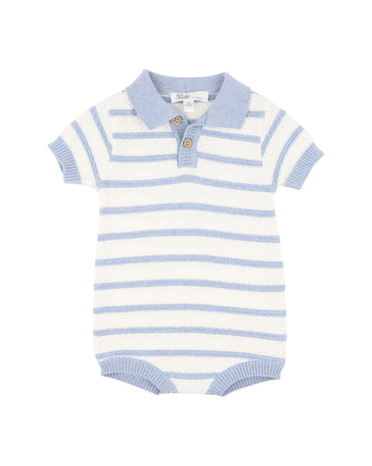 Brady Organic Knitted Polo Romper
