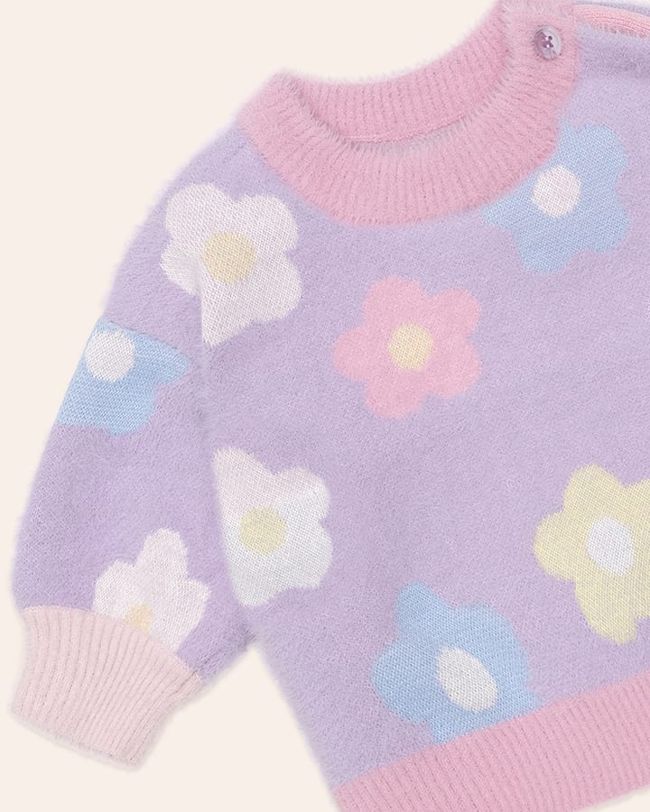 Rainbow Daisy Jumper - Aster & Ruby