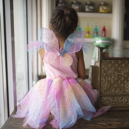 Rainbow Fairy Dress with Wings - Aster & Ruby