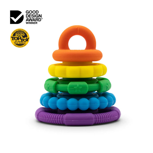 Rainbow Stacker & Teether Bright