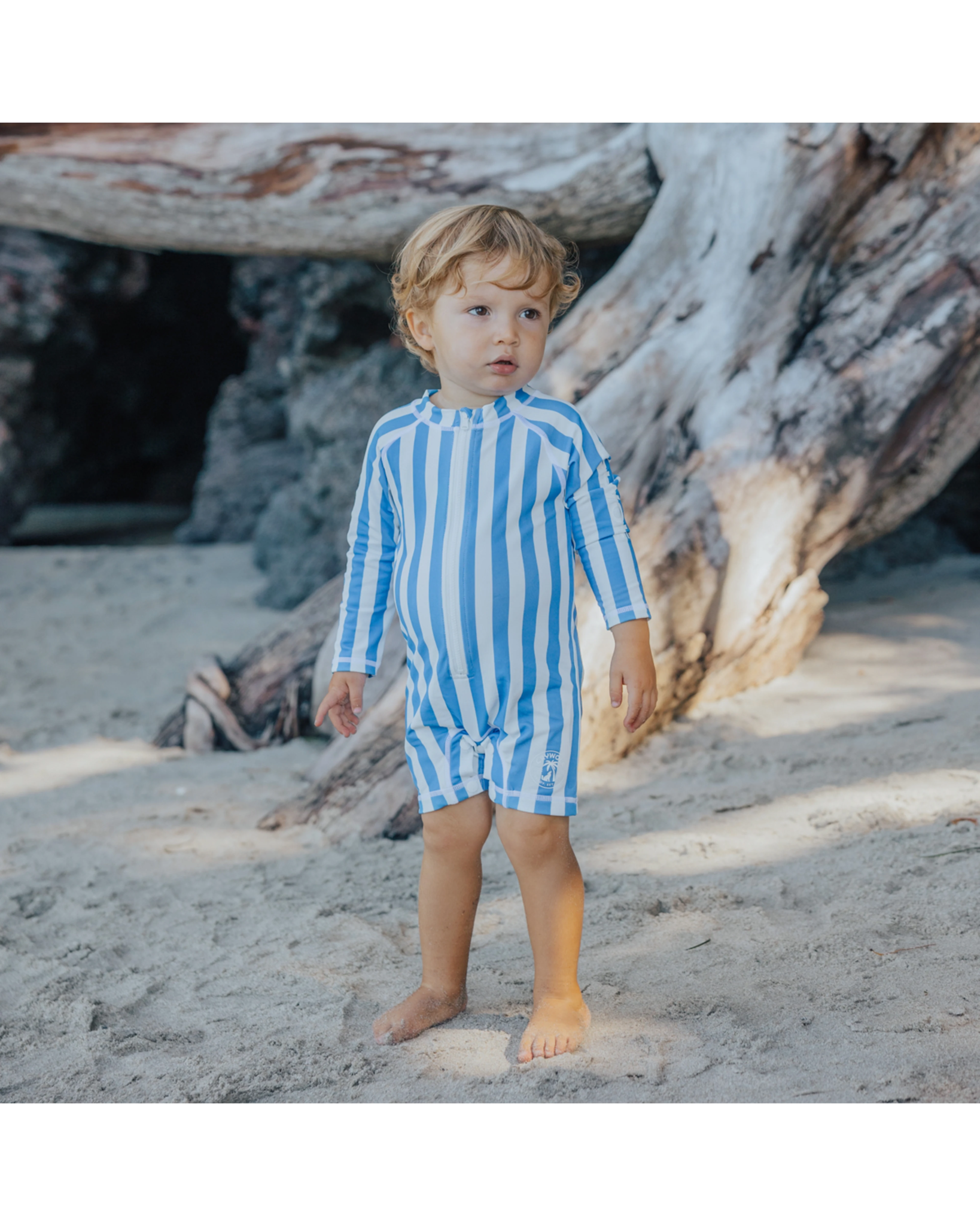 Rash Suit Deep Sea Stripe - Aster & Ruby