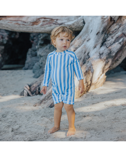 Rash Suit Deep Sea Stripe - Aster & Ruby