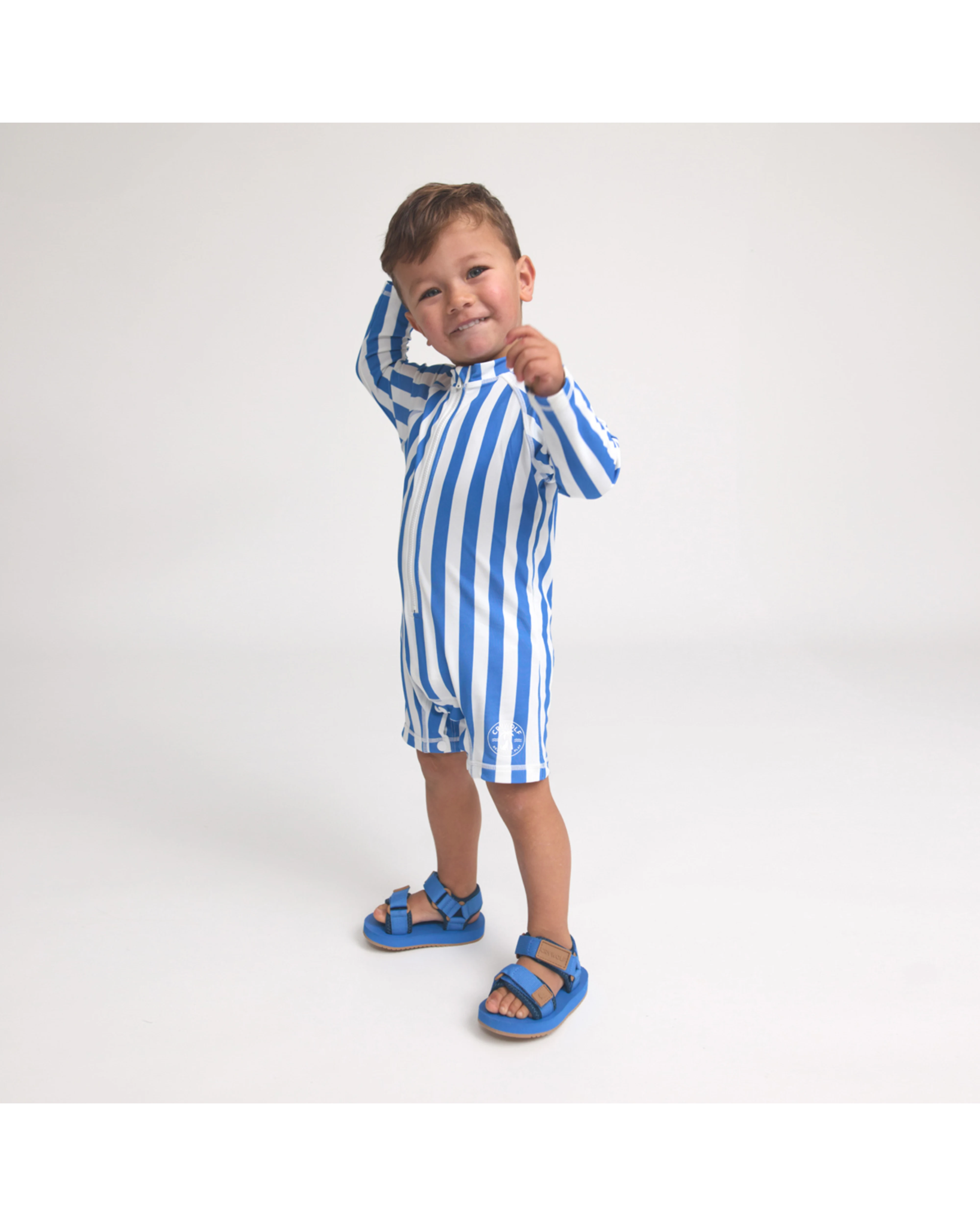 Rash Suit Deep Sea Stripe - Aster & Ruby