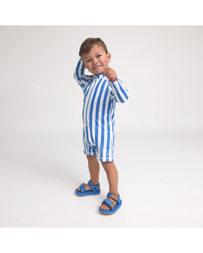 Rash Suit Deep Sea Stripe - Aster & Ruby