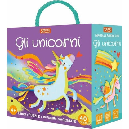 Read & Learn With Unicorns 3D Puzzle & Book Set – children's product by Sassi | Aster & Ruby