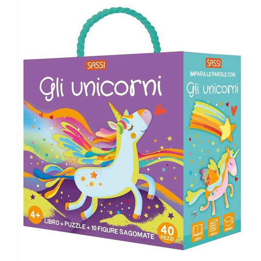 Read & Learn With Unicorns 3D Puzzle & Book Set - Aster & Ruby
