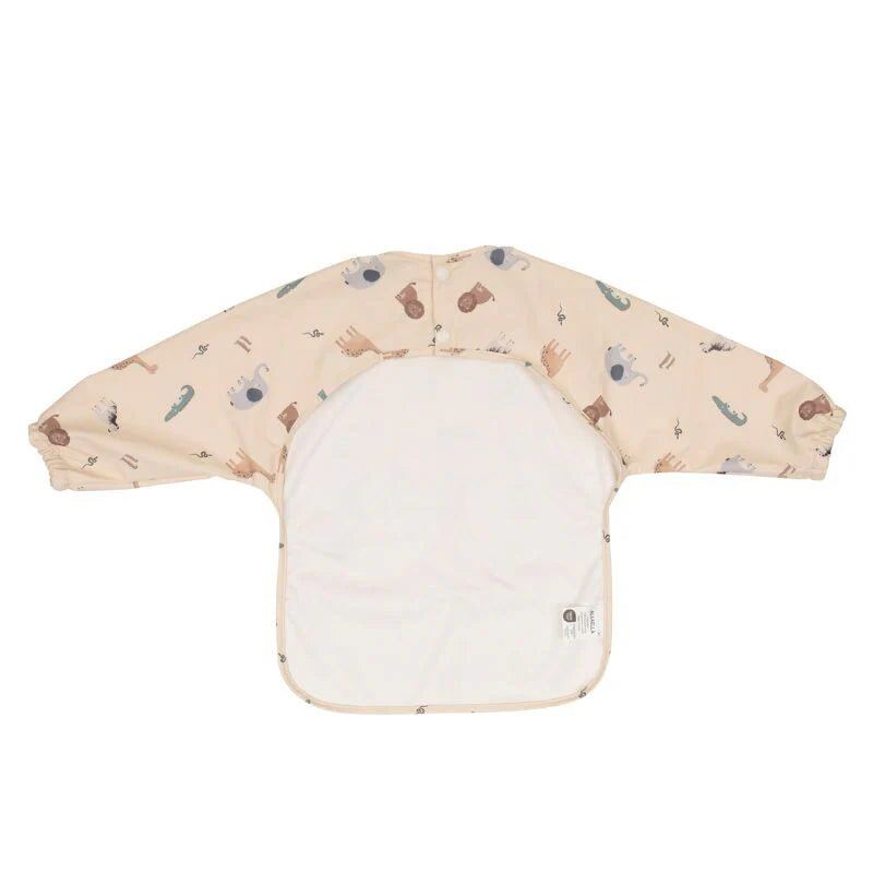 Recycled Long Sleeve Bib Wild Animals – Aster & Ruby