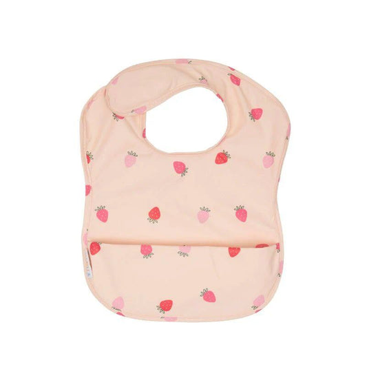 Recycled Pouch Bib Strawberries – Aster & Ruby