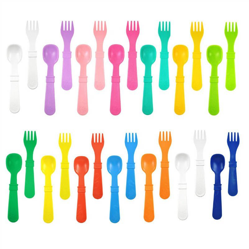 Replay Fork & Spoon Set - Aster & Ruby