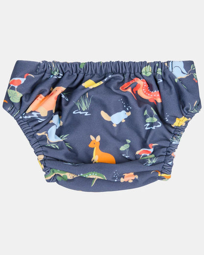 Reusable Swim Nappy Paradise Kakadu Moonlight - Aster & Ruby
