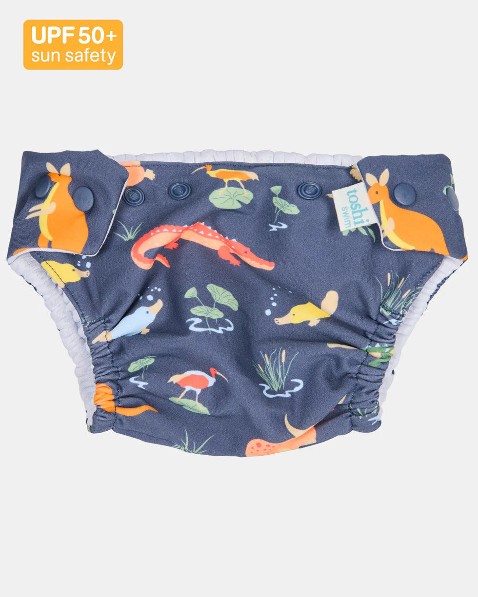 Toshi swim nappy – Reusable Swim Nappy Paradise Kakadu Moonlight from Aster & Ruby