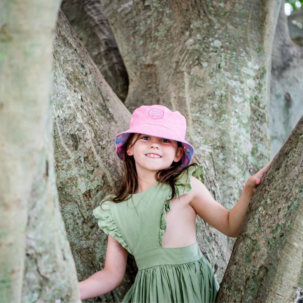 Reversible Bucket Hat Camellia - Aster & Ruby