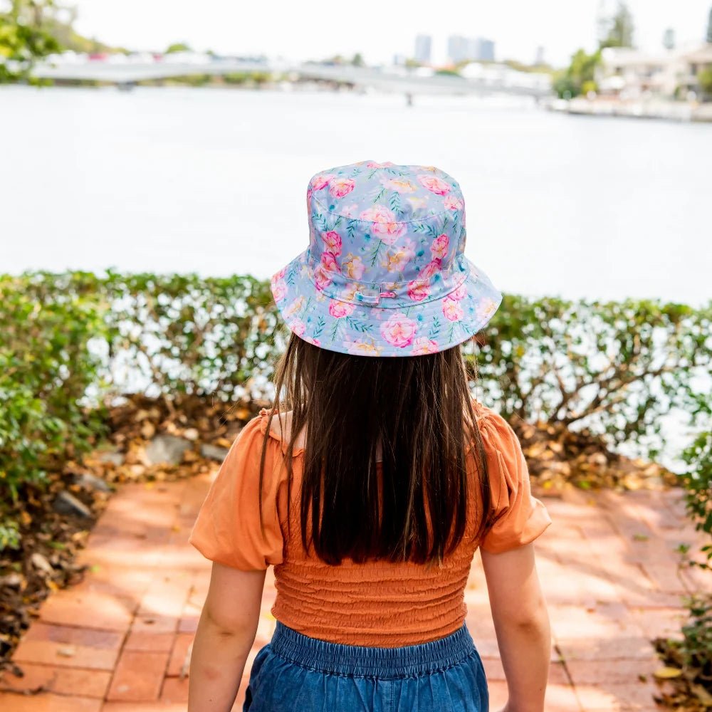 Reversible Bucket Hat Camellia - Aster & Ruby