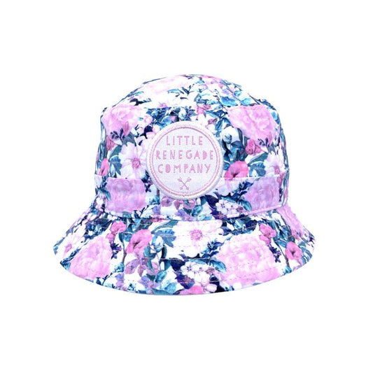 Reversible Bucket Hat Flourish-Aster & Ruby