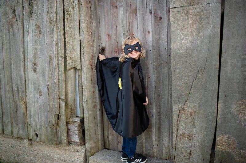 Reversible Spider & Bat Cape with Mask – 4-6 – Aster & Ruby