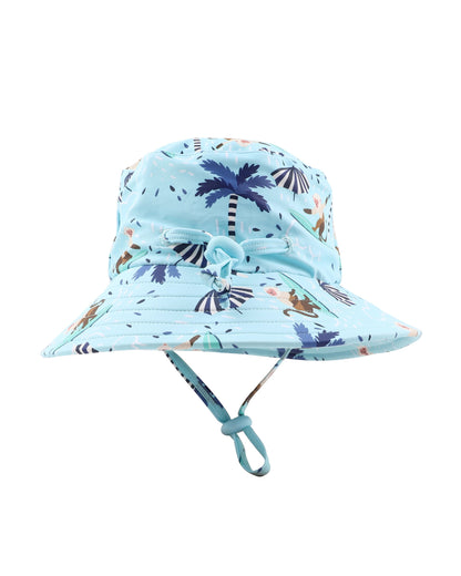 Riley Swim Hat With Quick Release Neck Tie - Aster & Ruby