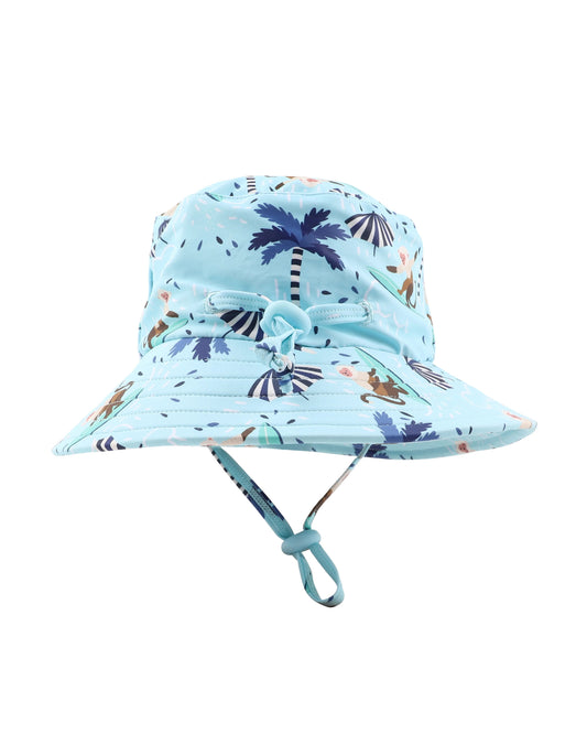 Riley Swim Hat With Quick Release Neck Tie - Aster & Ruby
