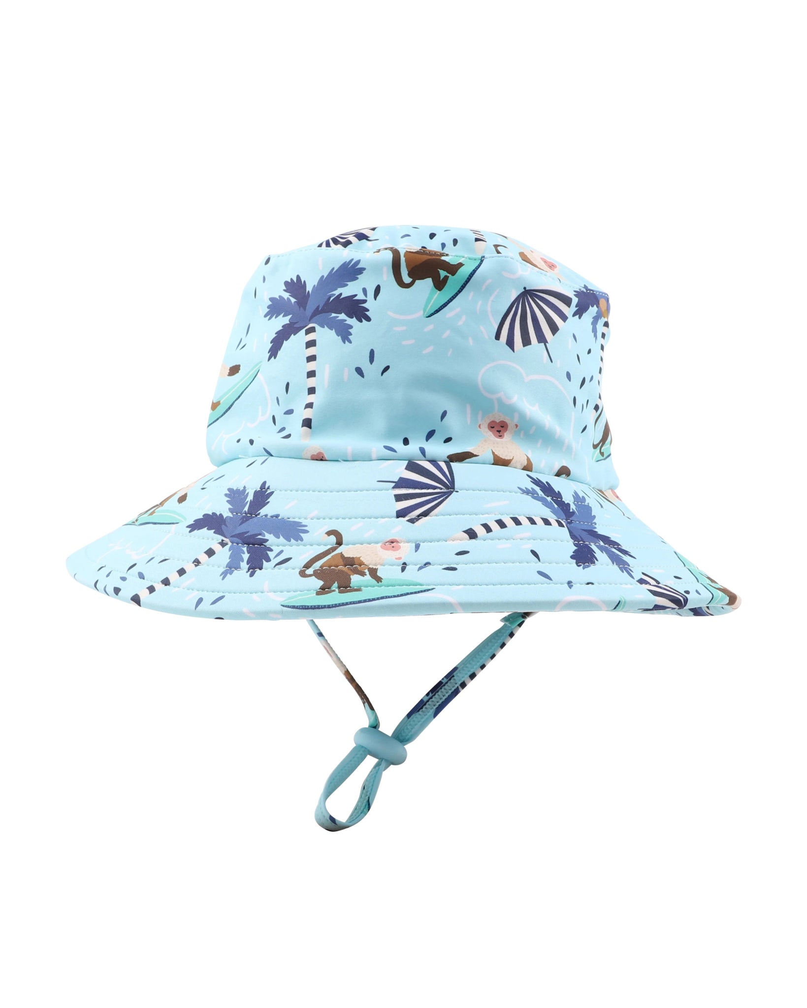Riley Swim Hat With Quick Release Neck Tie - Aster & Ruby