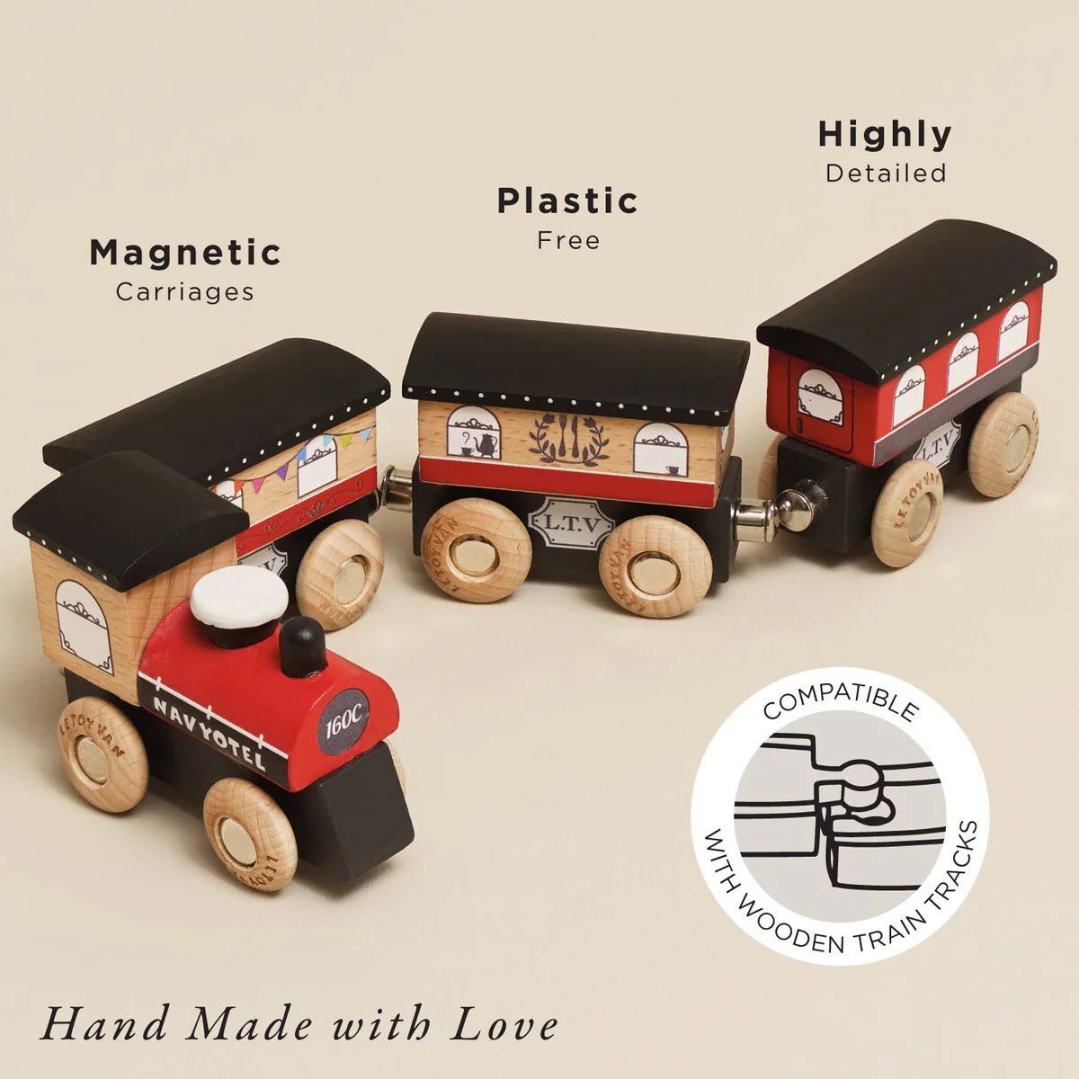 Royal Express Train & Carriages 4pc – Aster & Ruby