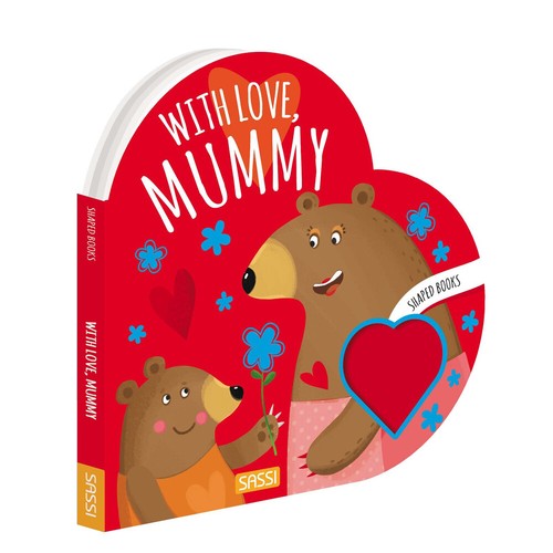 with Love Mummy Heart Shaped Board Book