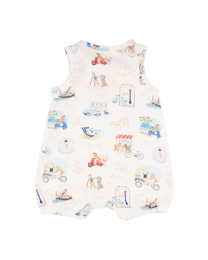 Alexi Organic Button Front Romper