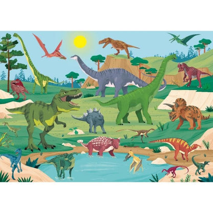 Sassi What How and Why Dinosaurs Book and Poster-Aster & Ruby