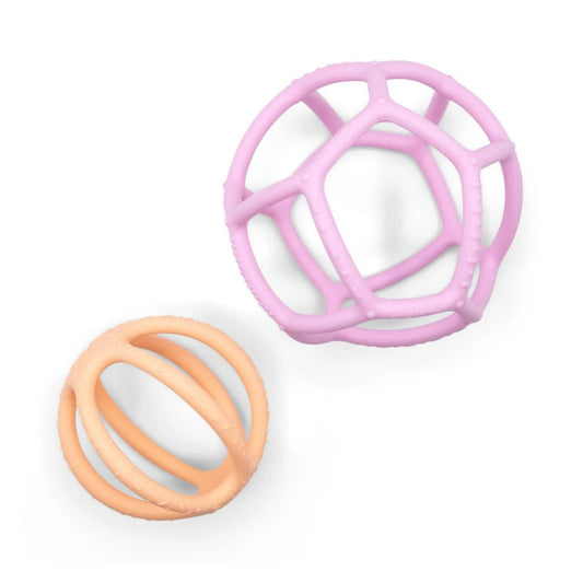 Sensory Ball & Fidget Ball Peach & Bubblegum - Aster & Ruby