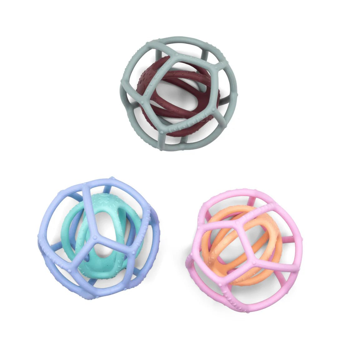 Sensory Ball & Fidget Ball Soft Blue & Soft Mint - Aster & Ruby