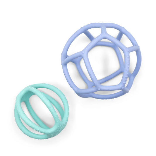 Sensory Ball & Fidget Ball Soft Blue & Soft Mint - Aster & Ruby