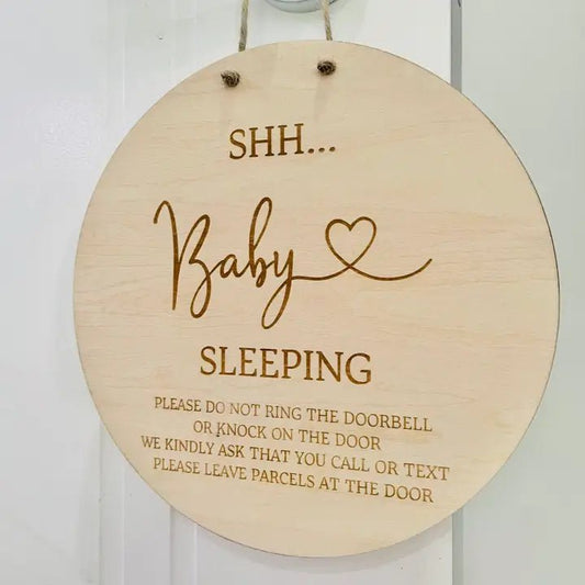 Shh... Baby Sleeping - Please Do Not Knock - Aster & Ruby