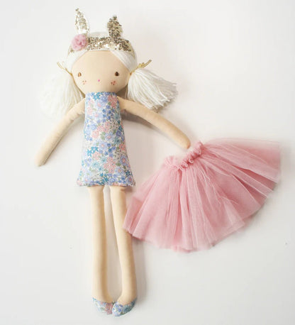 Sienna Bunny Crown Doll Liberty Blue - Aster & Ruby