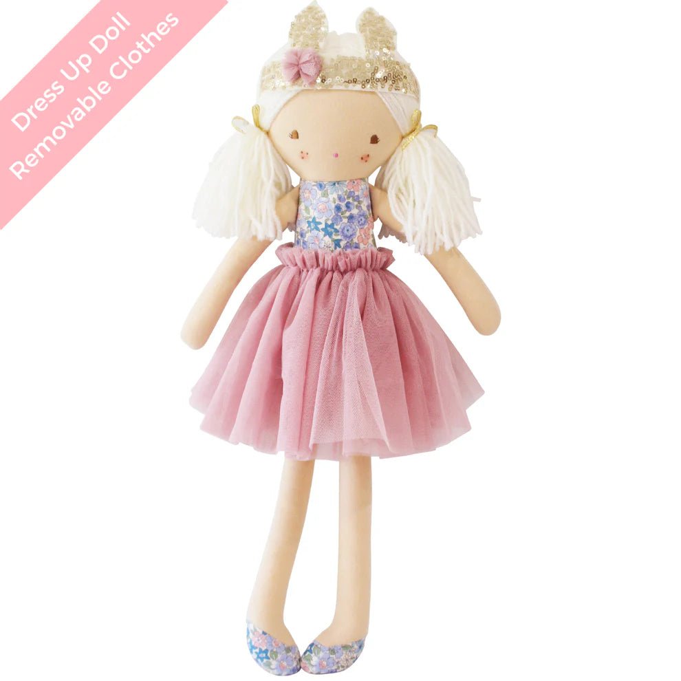 Sienna Bunny Crown Doll Liberty Blue - Aster & Ruby