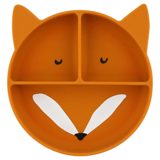Silicone Divided Suction Plate - Mr. Fox