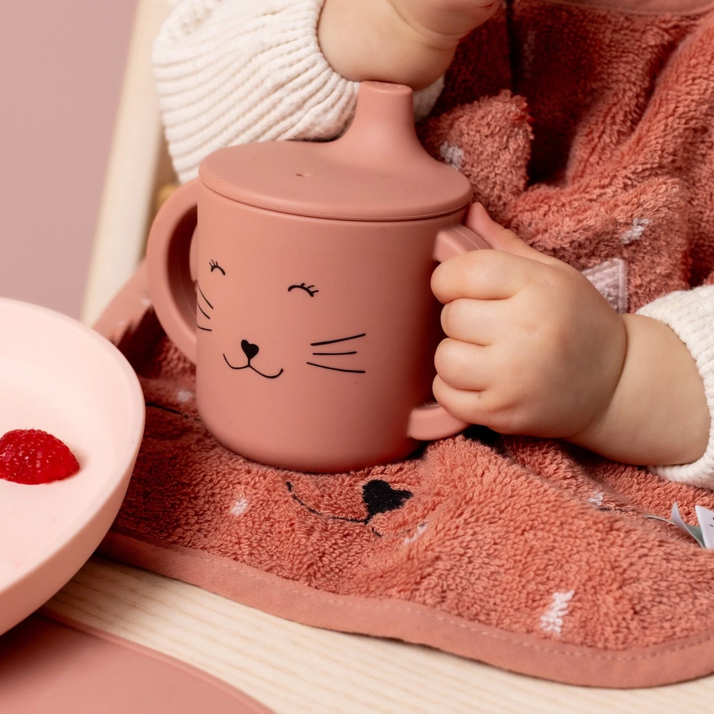 Silicone Sippy Cup Mrs. Cat