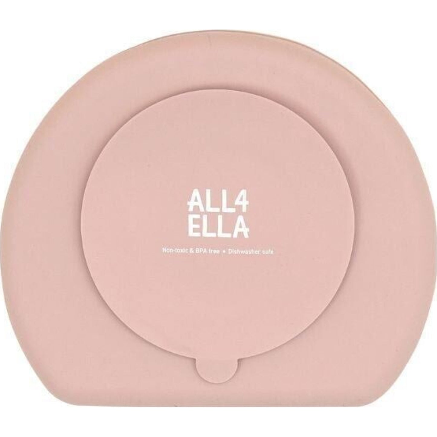 Silicone Suction Plate Dusty Pink – children's product by All4Ella | Aster & Ruby
