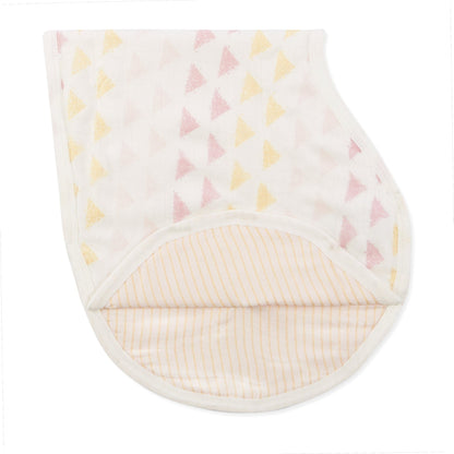 Silky Soft Burpy Bib Metallic Primrose Birch-Aster & Ruby