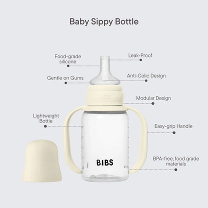 Baby Sippy Bottle Spout Silicone 150 ml - Ivory