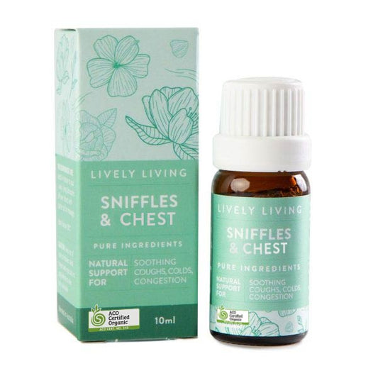 Sniffles and Chest Organic Essential Oil 10ml - Aster & Ruby