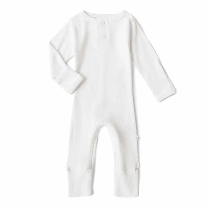 Snuggle Hunny Milk LS Growsuit-Aster & Ruby