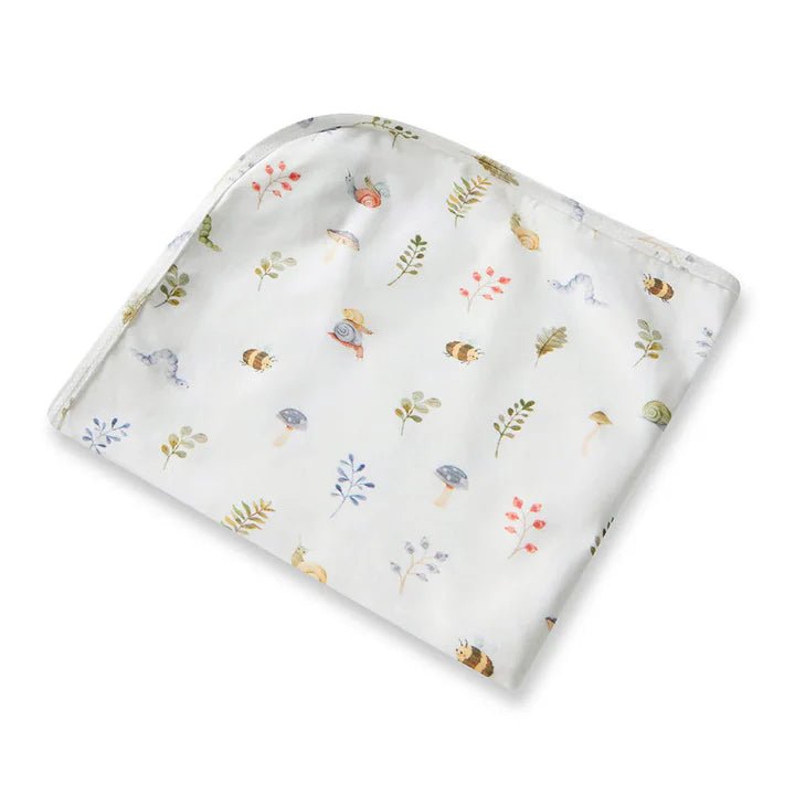 Snuggle Hunny Organic Cotton Baby Wrap Set - Garden Friends - Aster & Ruby