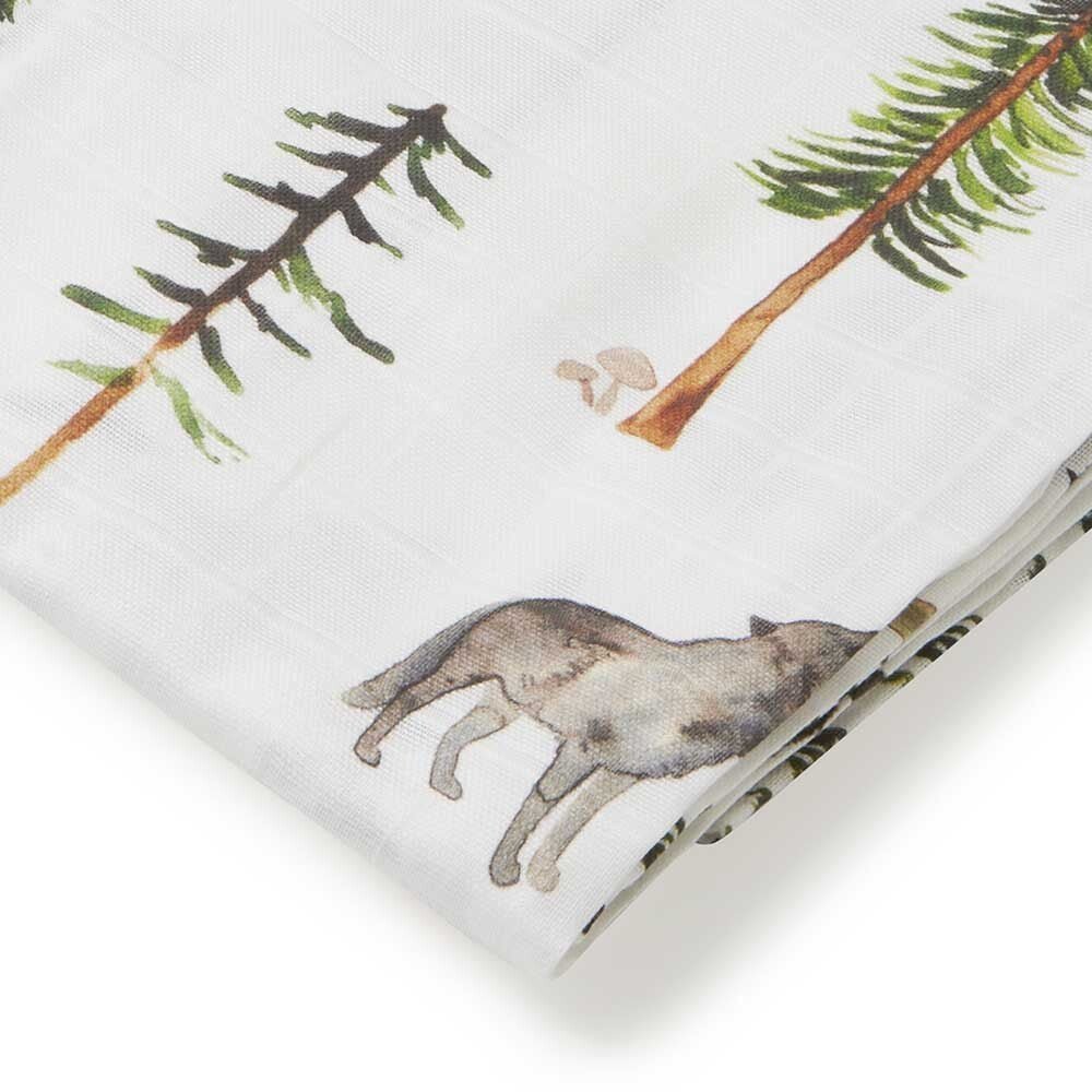 Snuggle Hunny Organic Muslin Wrap - Alpha - Aster & Ruby