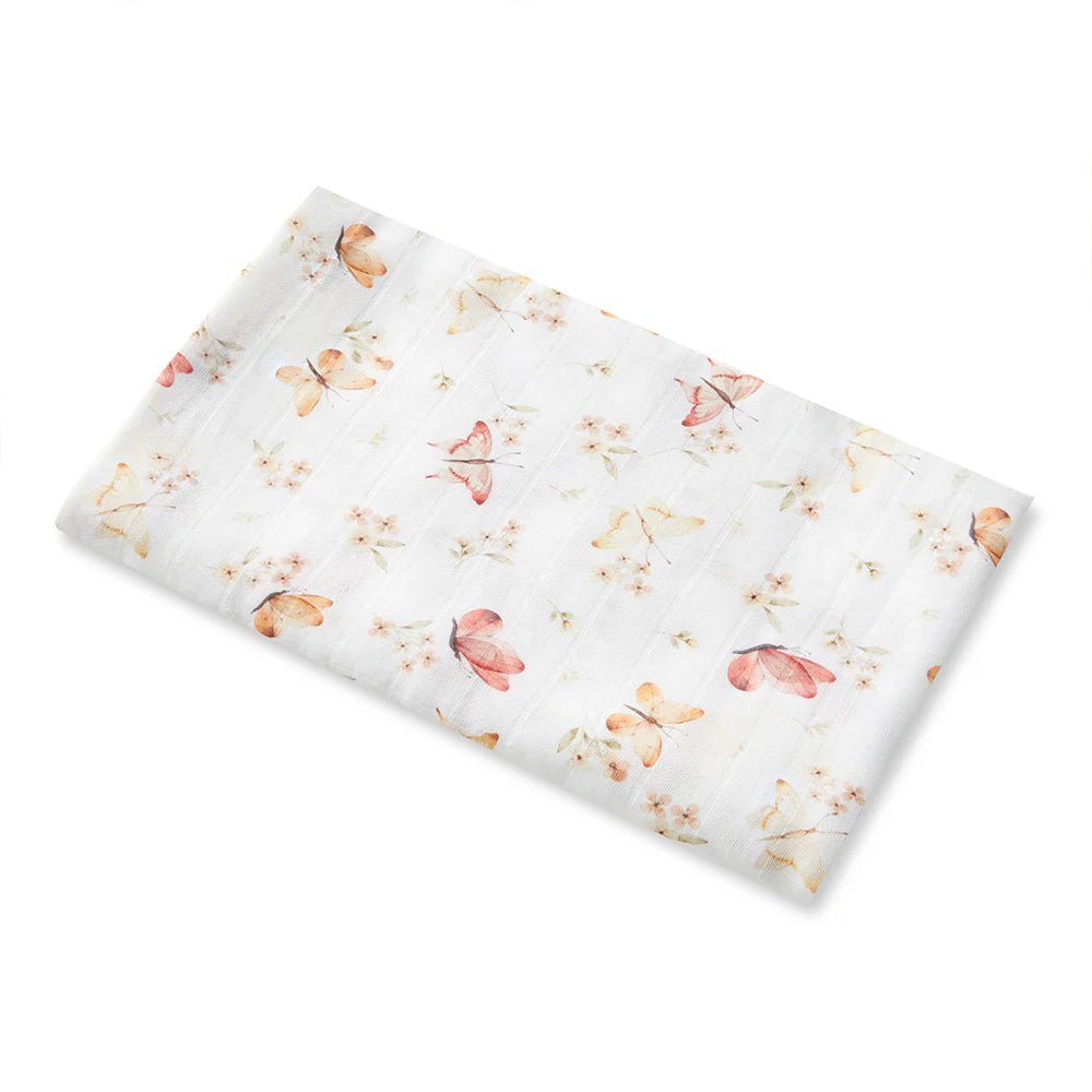 Snuggle Hunny Organic Muslin Wrap Butterfly - Aster & Ruby