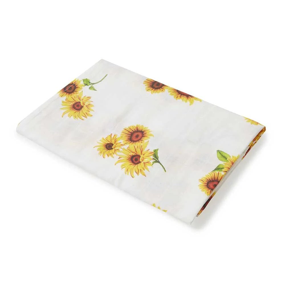 Snuggle Hunny Organic Muslin Wrap - Sunflower - Aster & Ruby