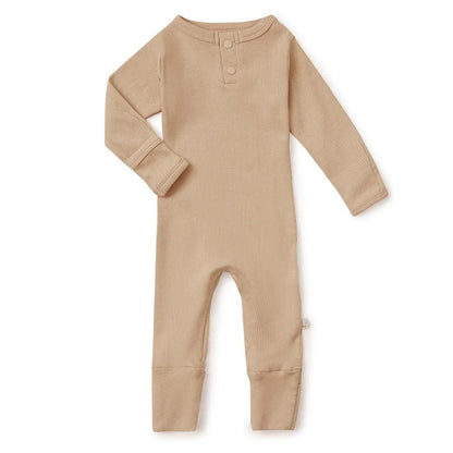 Snuggle Hunny Pebble LS Growsuit-Aster & Ruby