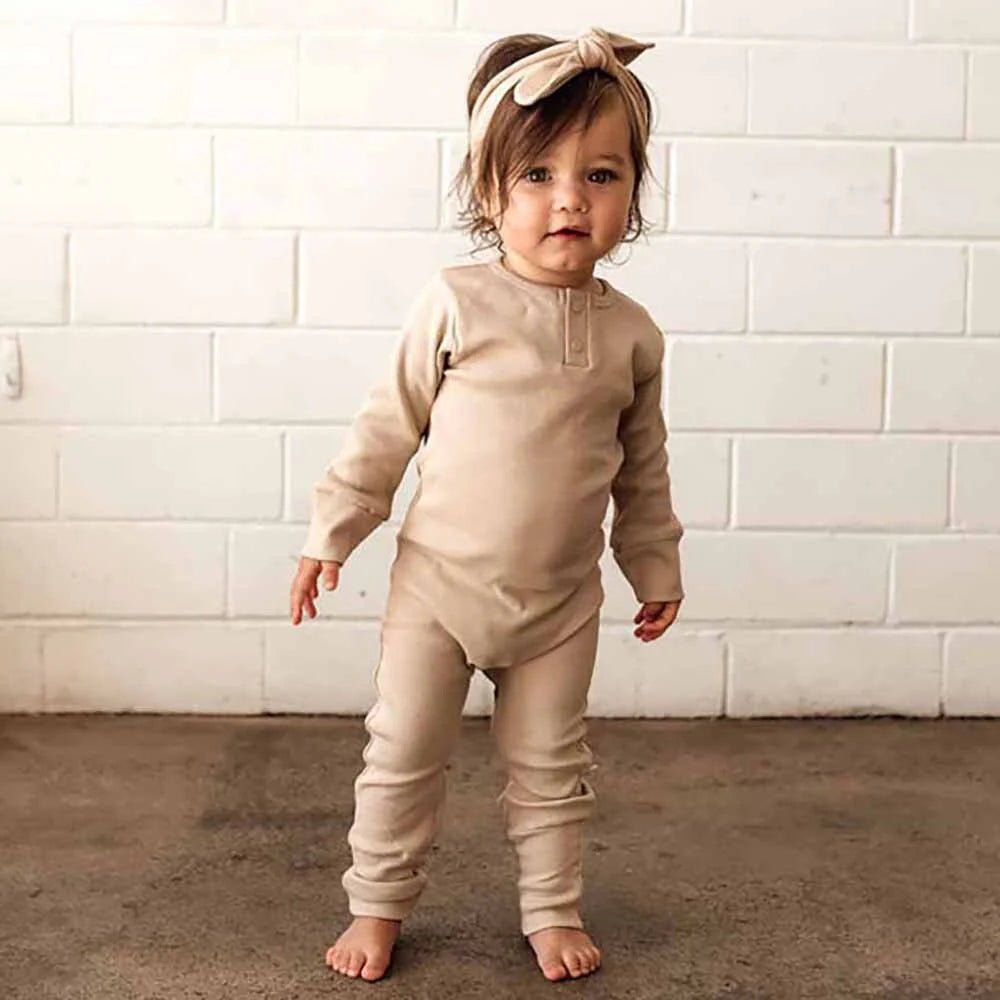 Snuggle Hunny Pebble LS Growsuit-Aster & Ruby