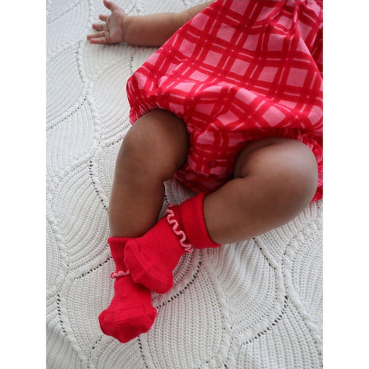 Ziggy Lou SOCKS | SCARLET | Aster & Ruby