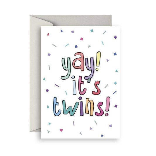 Sprout & Sparrow Greeting Card YAY It's Twins-Aster & Ruby