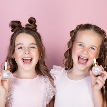 Stardust Shimmer Drops – Pink-Pearl Glow for Face & Body – children's product by Glitter Girl | Aster & Ruby
